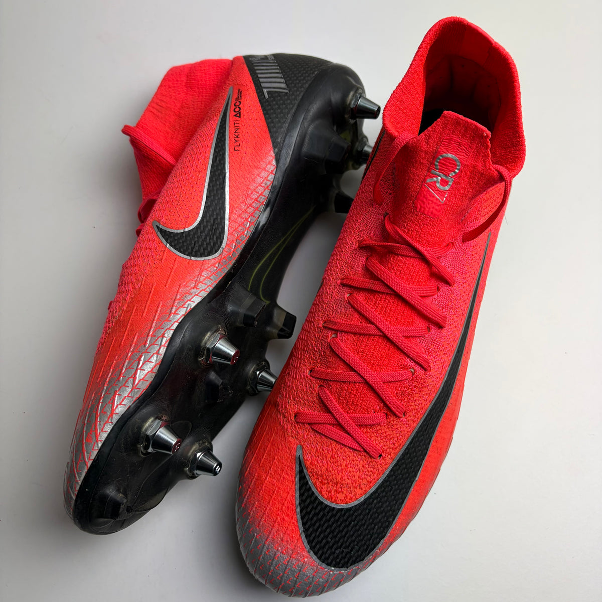 Nike Mercurial Superfly Vi Elite Sg Anti Clog ‘flash Crimson’ CR7 Uk 8 Rare