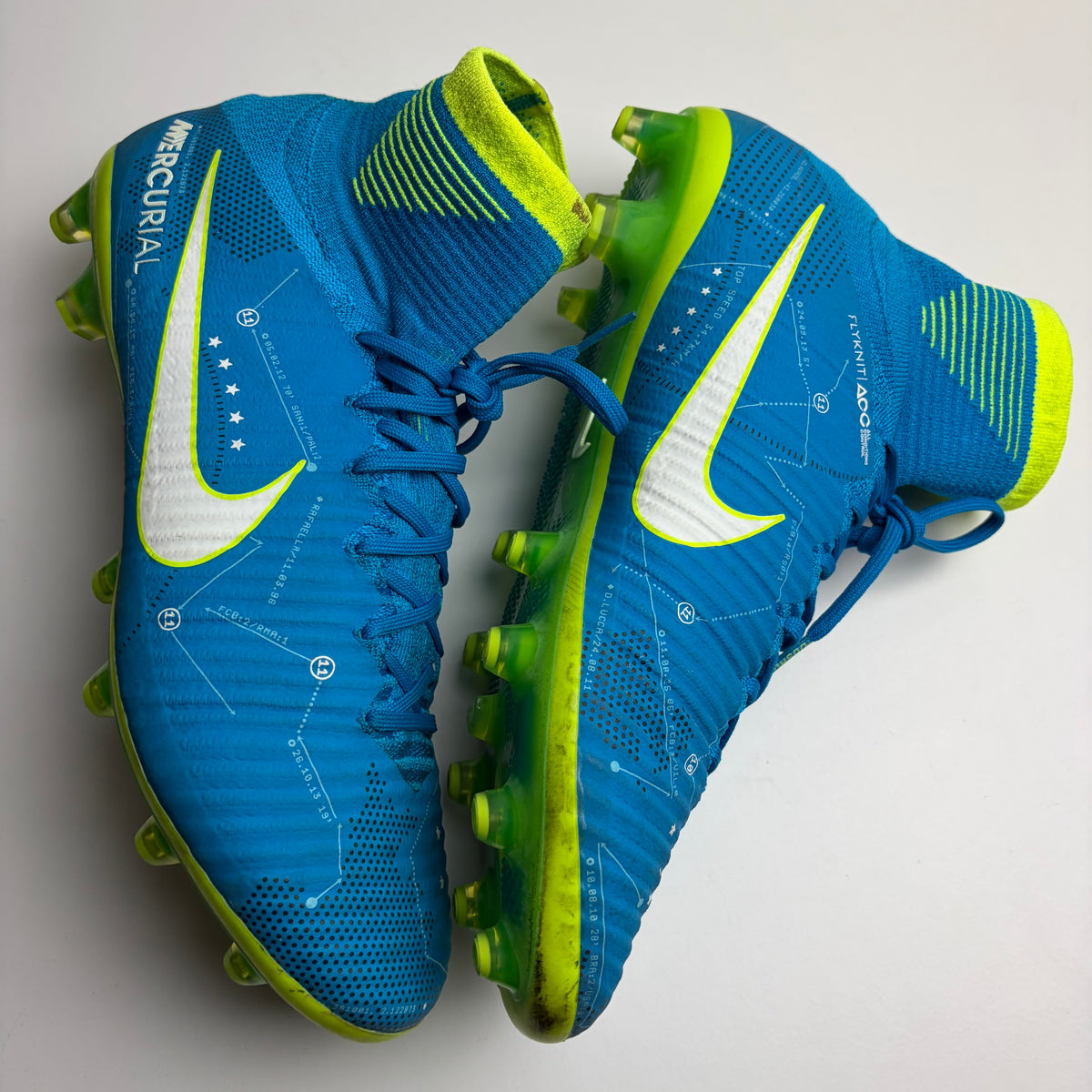 Nike Mercurial Superfly V Elite Ag Njr Neymar Football Boots Uk 9 Super Rare