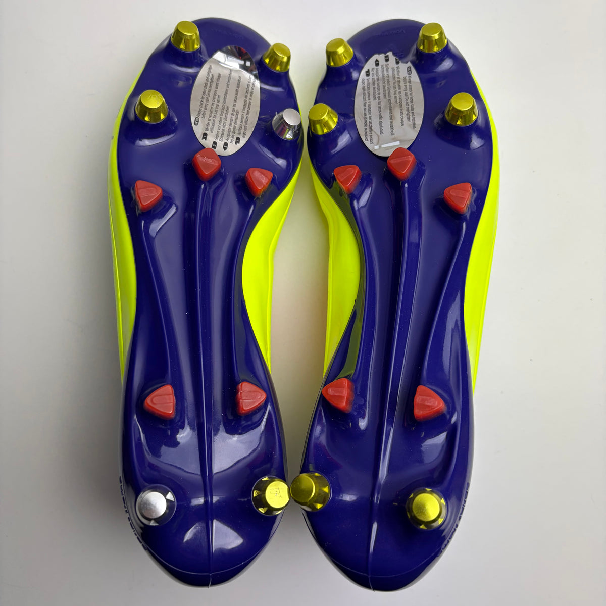 Adidas F50 Adizero Sg Elite Football Boots Yellow Uk 7 With Tags