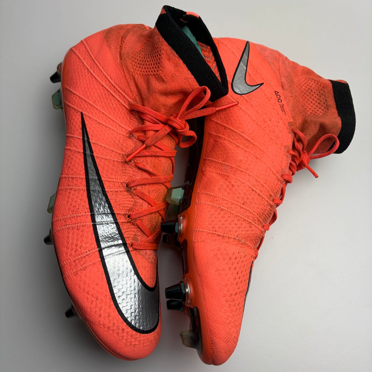 Nike Mercurial Superfly IV Sg Elite Mango Football Boots Uk 10 Very Rare