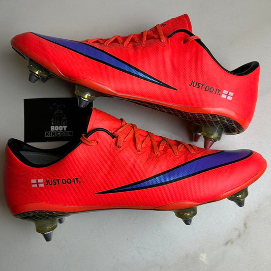 Nike Mercurial Vapor X Sg Fibre Glass Pro Issue Uk 8