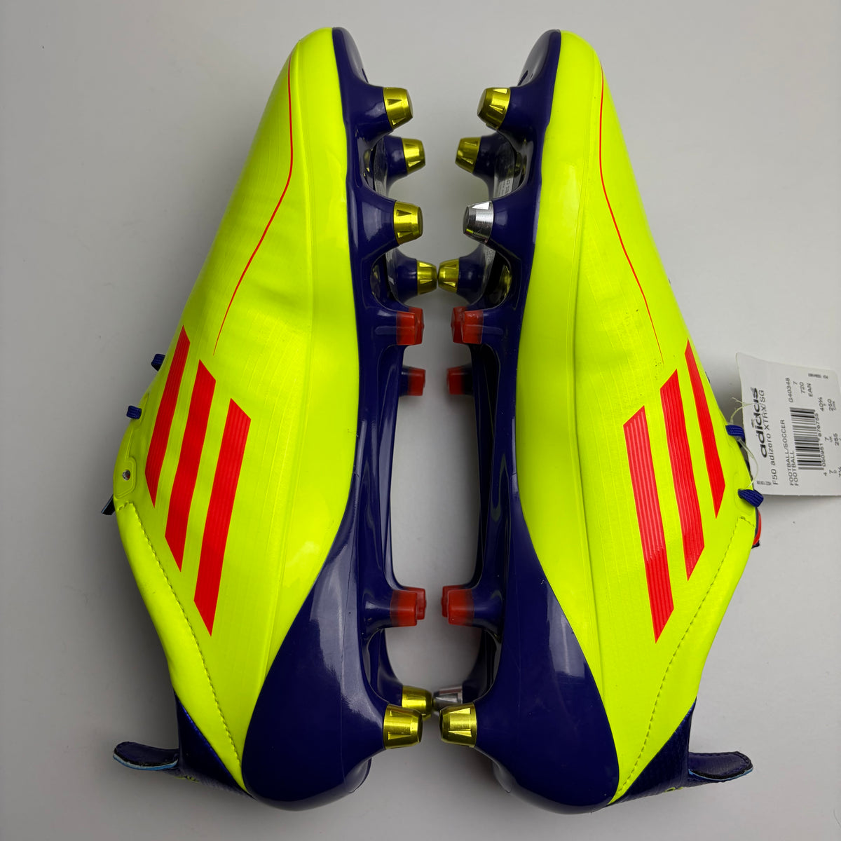 Adidas F50 Adizero Sg Elite Football Boots Yellow Uk 7 With Tags