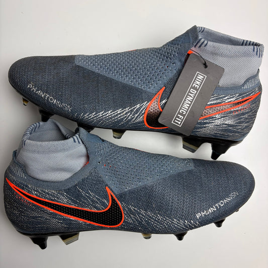 Nike Phantom Vision Elite Sg Anti Clog Football Boots ‘Armoury Blue’ Uk 9.5